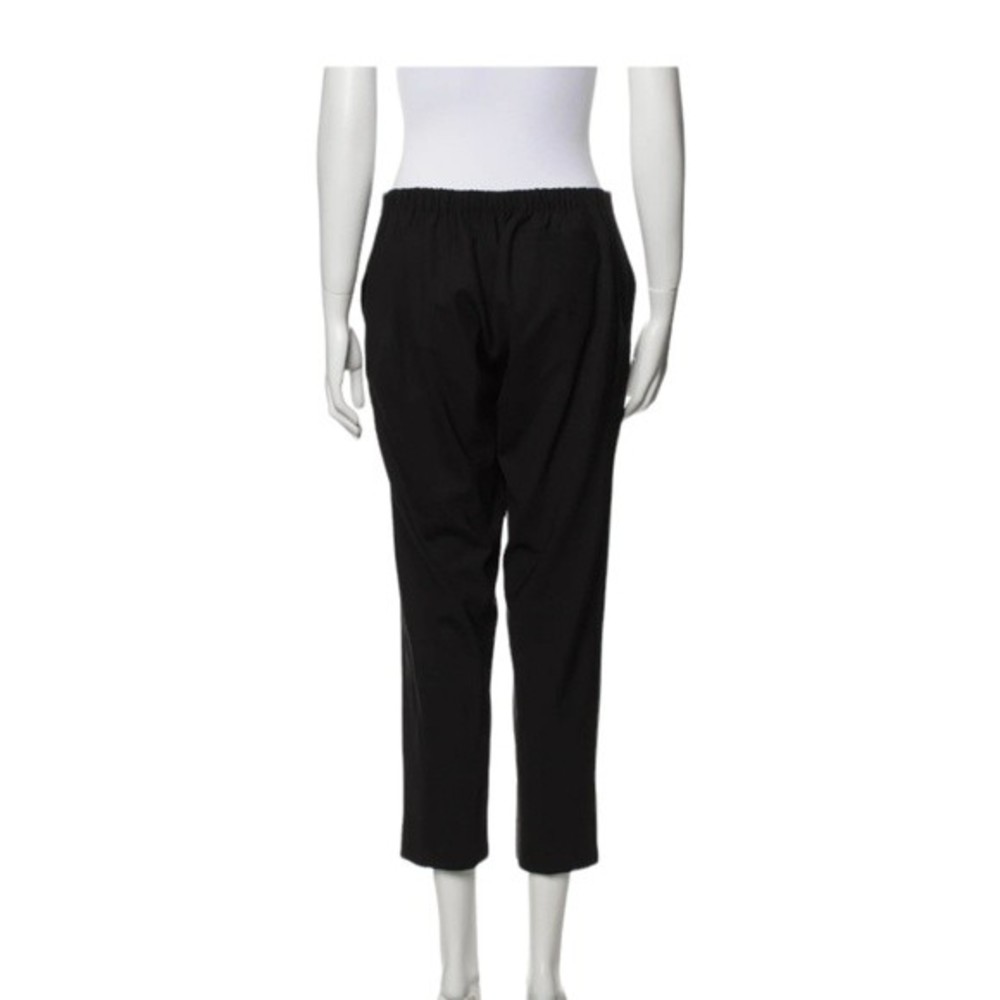 6397 Tropical Wool Mid Rise Cropped Pants Size Large Black - Picture 10 of 11